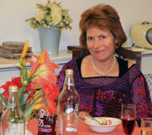 At Roberta House, we have regular dinner parties, prepared by the clients with a little help from the staff.